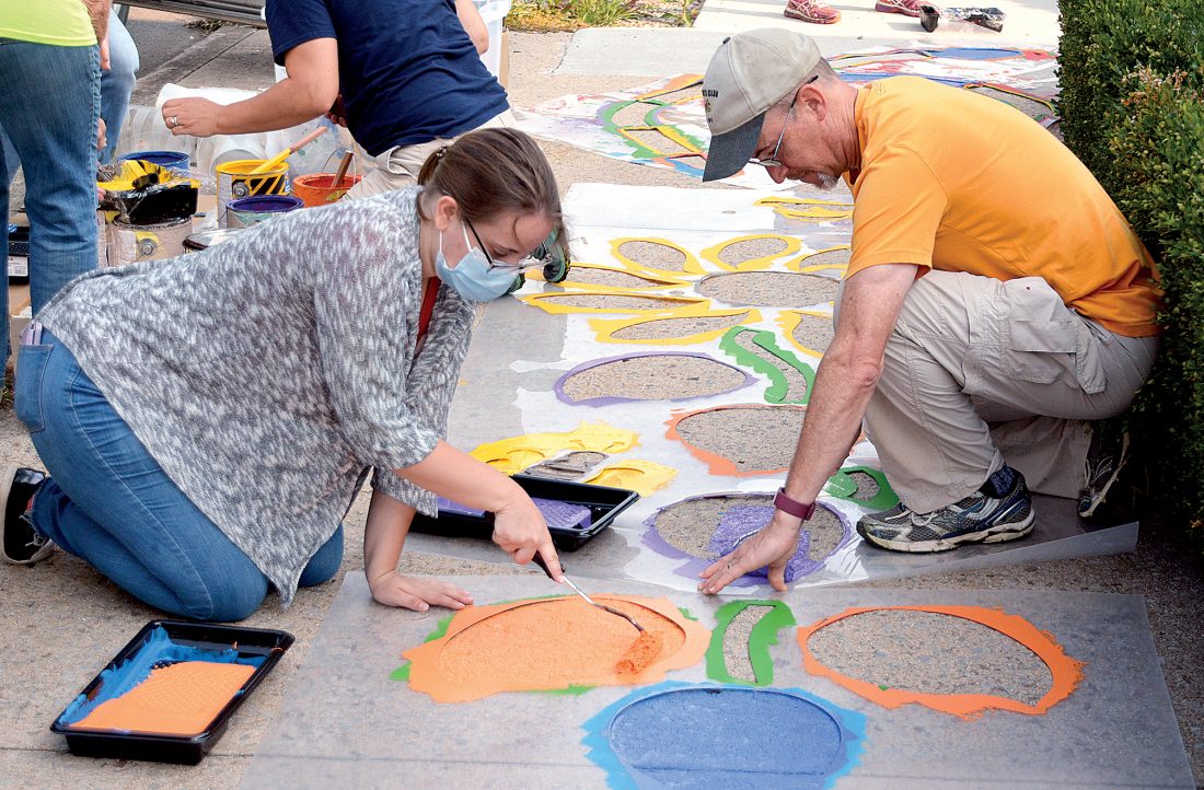 Painting a Sensory Path News, Sports, Jobs The Intermountain